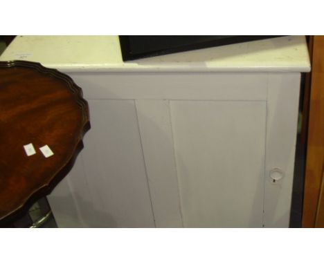 Vintage painted pine cupboard