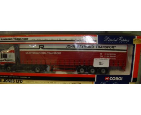Corgi Authentic scale Replica lorry boxed mint condition Ltd Edition in John Raymond livery