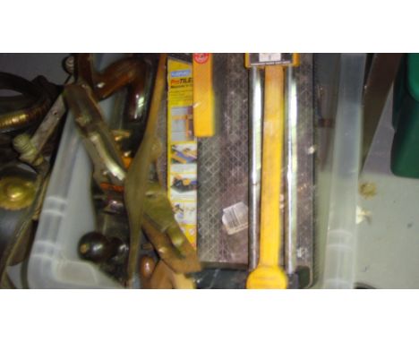 2 x boxes of assorted woodworking tools