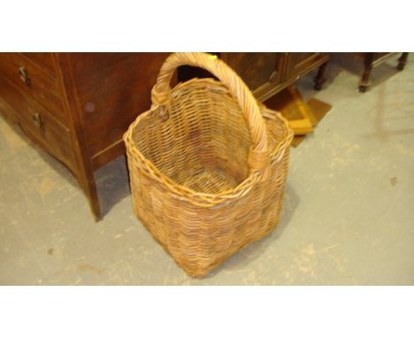Vintage wicker basket