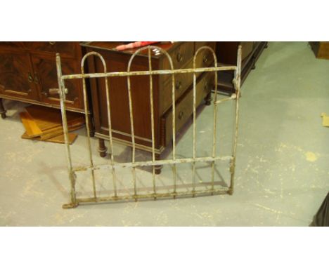 Vintage wrought iron garden gate
