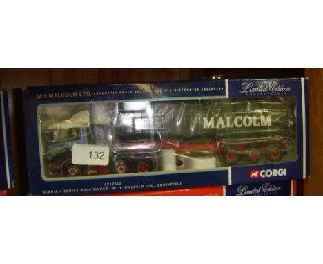 Corgi Authentic Scale Replica lorry boxed, mint condition, Ltd Edition in Malcom livery