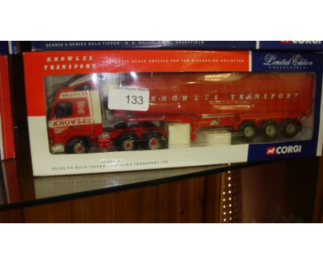 Corgi Authentic Scale Replica lorry boxed, mint condition, Ltd Edition in Knowles livery