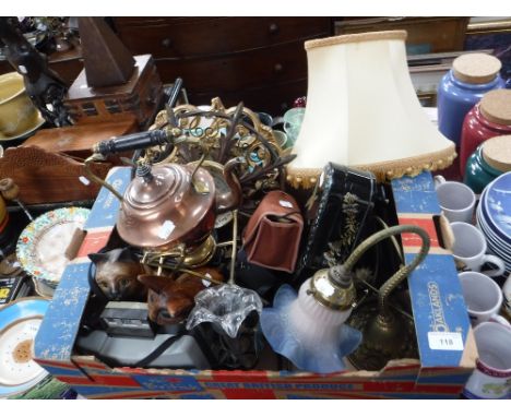 AN EDWARDIAN STYLE BAROMETER and a collection of various collectables