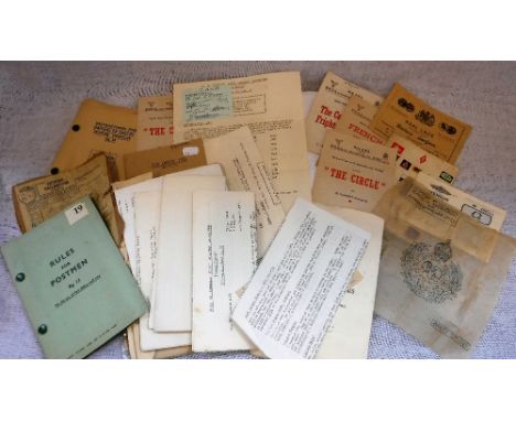 A COLLECTION OF VINTAGE MILITARY PRINTED EPHEMERA and similar