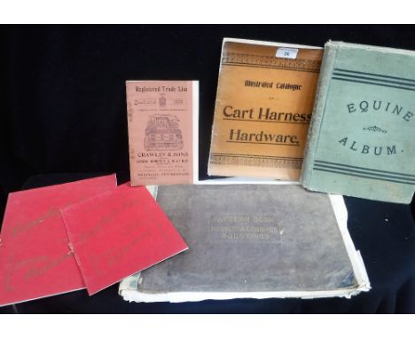 A COLLECTION OF BOOKS ON HARNESSES AND EQUINE INTEREST including 'A Pattern Book of Harness and Carriage Mounting' an equine 