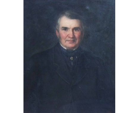 William Robert Symonds (British, 1851-1934),  Male portrait, signed and dated 1872-4, oil on canvas, 75 x 62.5cm.; 29.5 x 24.