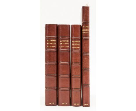 Evans (John) The Bristol Index, or Evans's Directory for the year 1816, some light foxing and staining, finger soiling, Brist