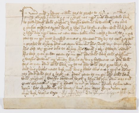 Kent, Birling.- Grant by William Pors of Birling to William Dank of Paddlesworth, William Pilghman &amp; Stephen Wademan of S