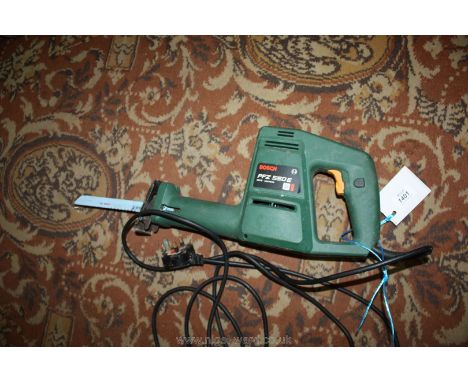 A Bosch PF2 550E 550 watt, 240 volt Electric Hacksaw.