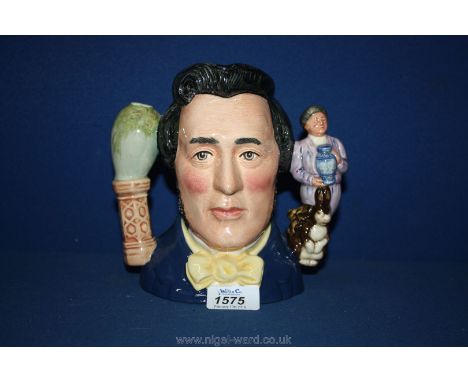 A Royal Doulton two handled limited edition Character Jug of Sir Henry Doulton D7054, modelled by William K. Harper no. 721