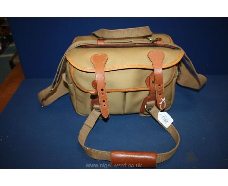 A Billingham Outfit Camera Case in canvas and leather