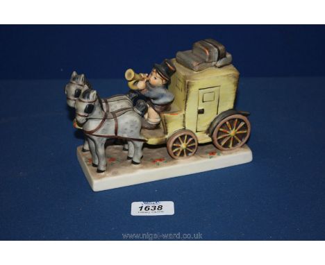 A 1952 Goebel horse and carriage