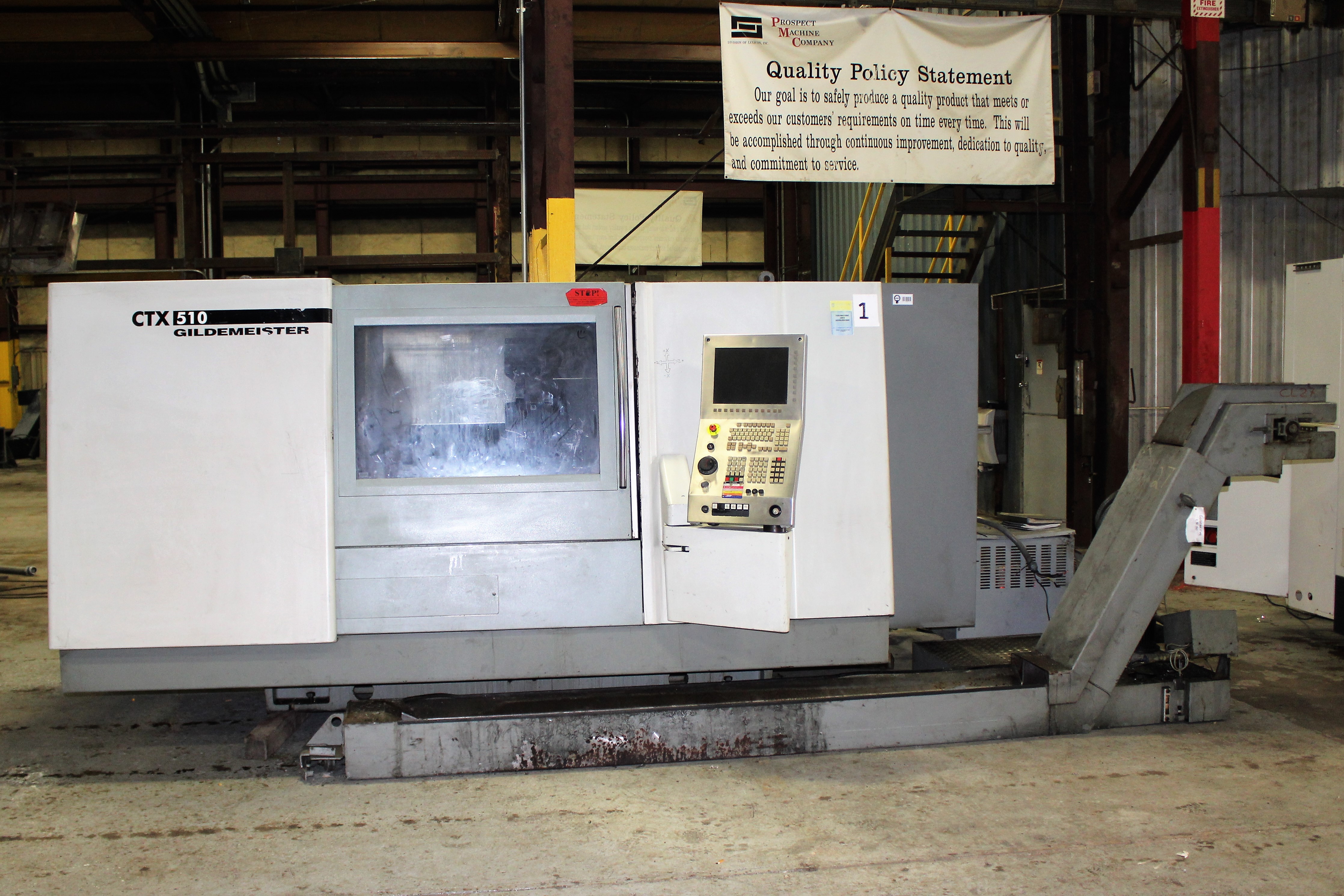 Lot 1 - DMG GILDEMEISTER CTX-510 V1 CNC TURNING CENTER