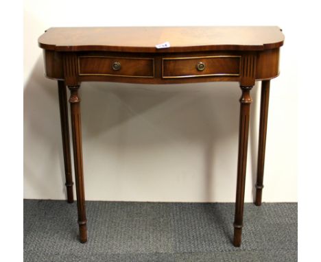 A small console table, W. 80cm.