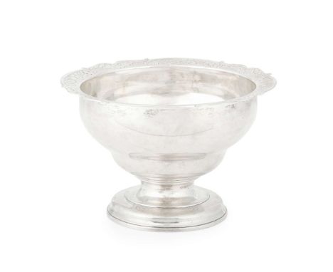  A GEORGE II FOOTED SUGAR BASIN WILLIAM GILCHRIST, EDINBURGH 1755 Assay Master, Hugh Gordon, of circular outline, the everted