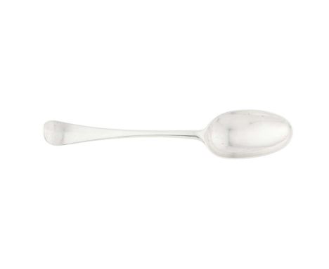  GLASGOW - A RARE SCOTTISH PROVINCIAL TABLESPOON ROBERT GILCHRIST of Hanoverian pattern, rat-tail bowl, engraved italic initi