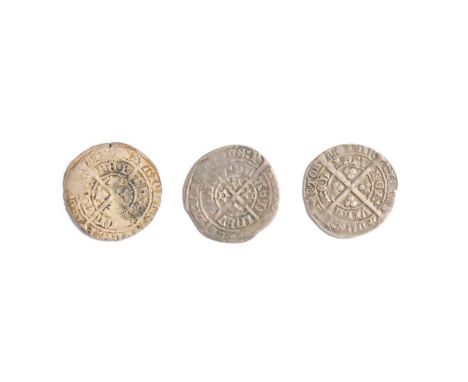 TWO DAVID II THIRD COINAGE, GROATS  S.5125, good portrait and detail some areas of weakness F or better; together with a Rob