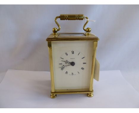 Brass carriage clock - Dominion 