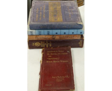 BOX OF BOOKS ODHAMS MOTOR MANUAL,SENTINEL STEAM WAGON 