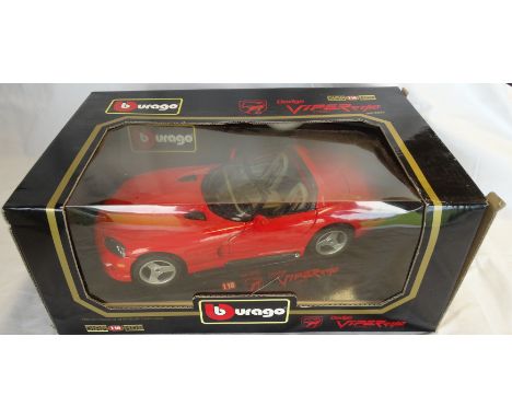 BURAGO 1/18 SCALE DODGE VIPER 