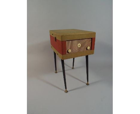 A Vintage Regentone Record Player by Callaro, Model RC54, c. 1956 on Four Screw Legs