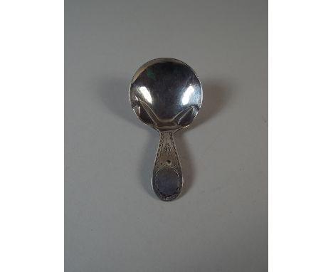 A Georgian Silver Tea Caddy Spoon by James Phipps, London 1794
