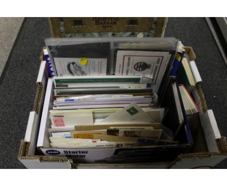 A LARGE QUANTITY OF FIRST DAY COVERS, POSTCARDS ETC
