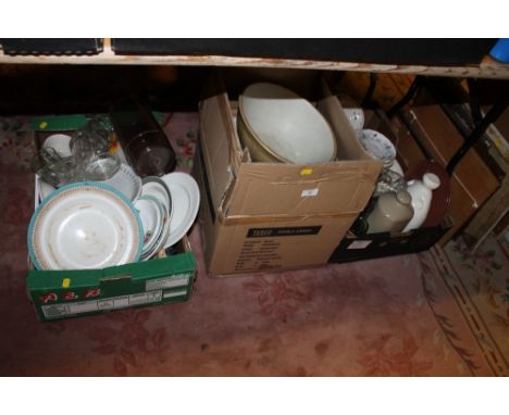 THREE BOXES OF SUNDRIES TO INC ROYAL WORCESTER