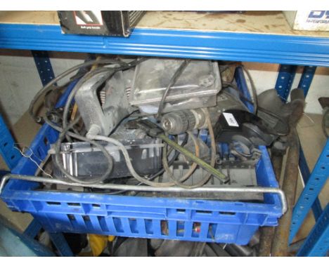 A LARGE QUANTITY OF POWER TOOLS ETC