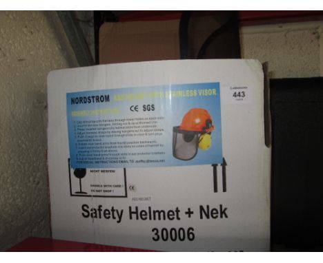 *A CHAINSAW HELMET*