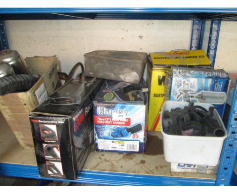 A SELECTION OF BOXED POWER TOOLS ETC