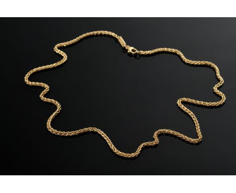 Chopard Gelbgold 750 Fuchsschwanz Gliederkette, sign., 8,8g, L. 42,8cm