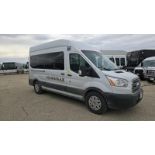 (2018) Ford Transit Shuttle Bus, model 350 WD 148 XLT, 14 seats, Power Driver Seat, Bus number 66,