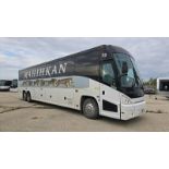 (2017) MCI Passenger Coach Bus, model J4500, 6 cylinder, 56 seats, Seat belts, USB plugs, Over parce
