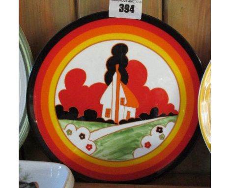 A Wedgwood Bizarre World of Clarice Cliff Collectors Plate, 'Farm House'.