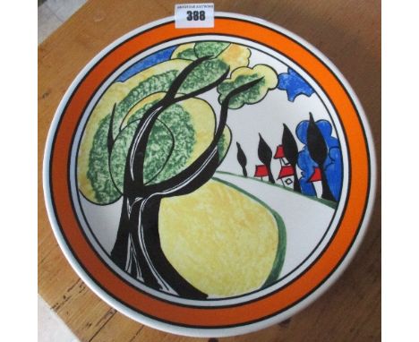 A Wedgwood Clarice Cliff Bizarre 'Best Loved Landscapes' Collectors Plate, 'May Avenue'.