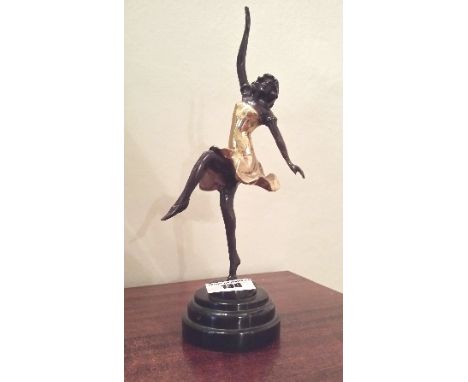 A Nao Figure of a Girl with a Fan.