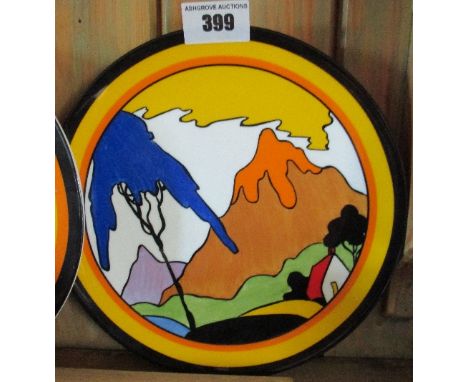 A Wedgwood Bizarre World of Clarice Cliff Collectors Plate, 'Fantasque Mountain'.