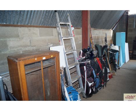 An aluminium step ladder