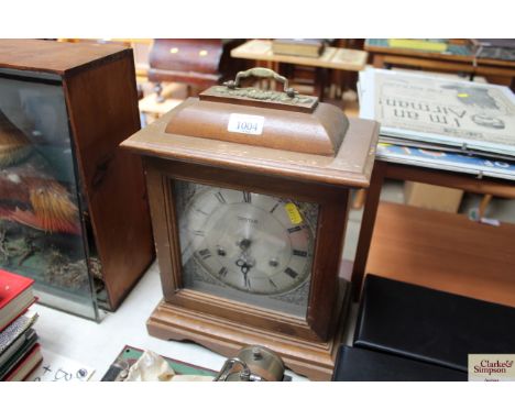 A Tristar two hole mantel clock