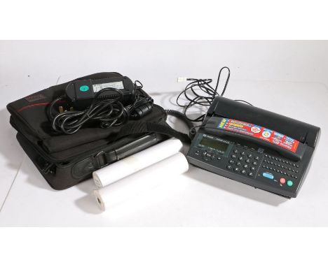 Segam portable Phone and Fax 275 with cables, user manual , spare fax rolls and carrying case&nbsp;&nbsp;