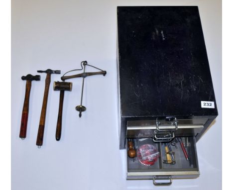A chest of mixed useful jewellers and other tools.