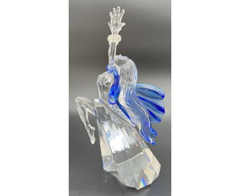 A boxed 2002 SCS Members Exclusive Swarovski crystal "Isadora" figurine, from the Magic Of Dance Collection. Fashioned in cle