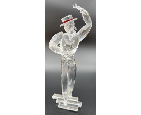 A boxed Swarovski 2003 annual SCS Members Exclusive "Antonio" crystal figure of a male flamenco dancer. From the Magic Of Dan