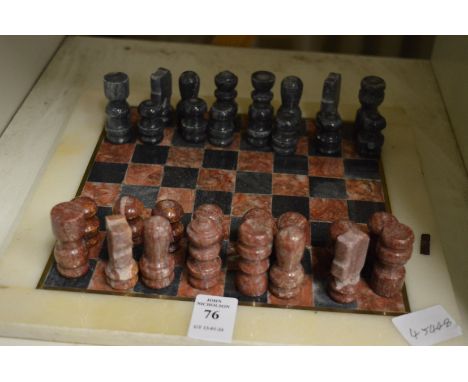 A chess set.