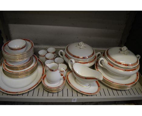 A comprehensive collection of Royal Worcester Beaufort dinnerware.