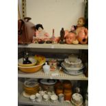 A quantity of china and other miscellaneous items.
