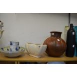 Decorative jardinieres, lamp bases etc.