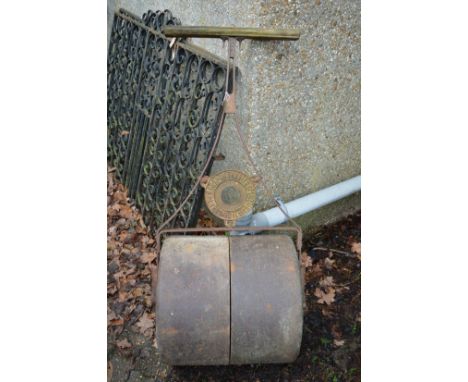 An old garden roller.